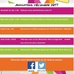 Programmation mensuelle ML décembre 2017