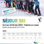 Affiche séjour ski 2023
