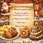 Menu de Noël pour enfants
