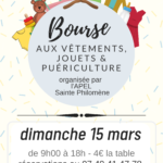 Bourse APEL 15 mars 2020