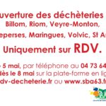 Affiche Réouverture certaines déchèteries-1