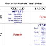 MAIRIE FERMEE (2)ETE 2020