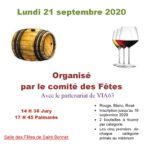 Vin Saint Bonnet septembre 2020