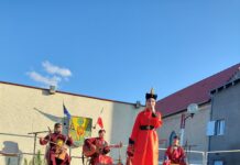 Accueil d’un groupe du festival de Gannat 2023